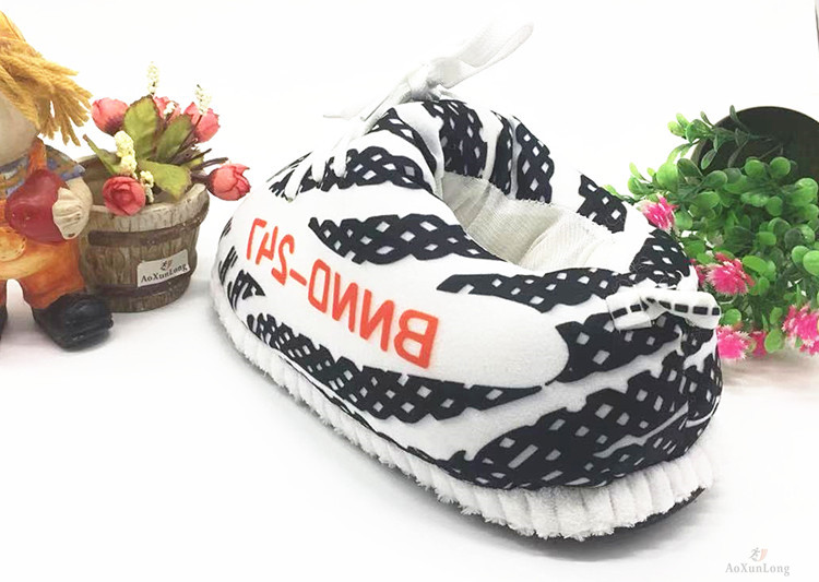 Unisex Winter Warm Indoor Slippers Size 3543 Comfortable Bread Design House Sneakers For Men And Women - 3