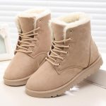 Women Boots Fashion Snow Shoes Winter Warm Fur Ankle For Botas Mujer