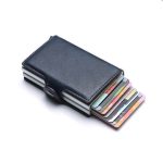 Zovyvol Unisex Metal Blocking Rfid Wallet Id Card Case Aluminium Travel Business Credit Holder - 6