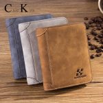 Luxury Men Wallets Fashion Brand Leather Purse Cowhide Retro Large Capacity Credit Card Top Wallet - 2