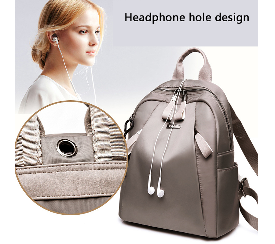 Waterproof Oxford Cloth Womens Backpack Casual Travel Student Bag Outdoor Mochila Feminina Cl05 - 4