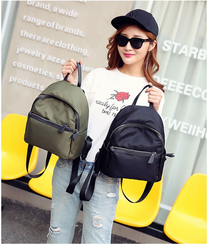 Women Backpacks Vintage Korea Brand Design Bag Travel Anti Theft Backpack Nylon Small Rucksack Zzl188 - 6