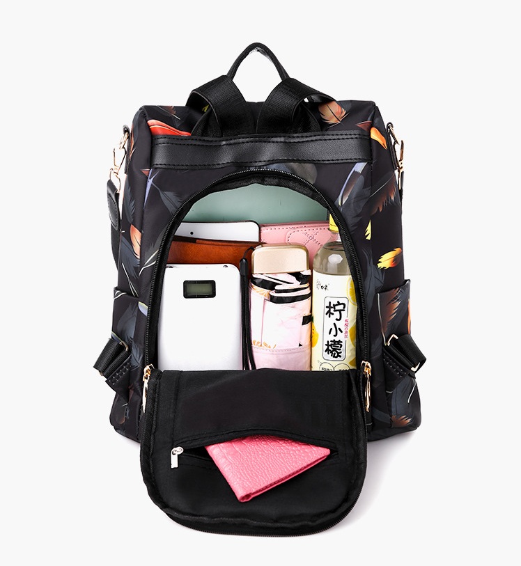Women Backpacks Vintage Korea Brand Design Bag Travel Anti Theft Backpack Nylon Small Rucksack Zzl188 - 5