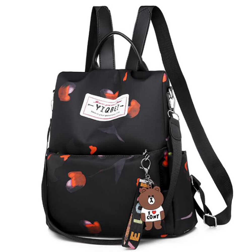Women Backpacks Vintage Korea Brand Design Bag Travel Anti Theft Backpack Nylon Small Rucksack Zzl188 - 3