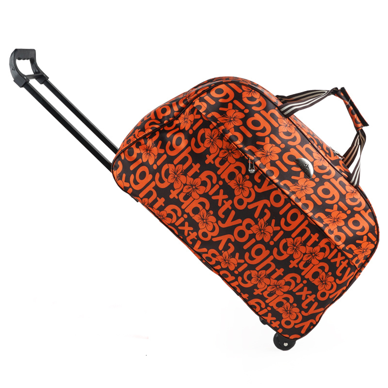 Julys Song Rolling Carryon Luggage Bag Durable Travel Duffle Suitcase For Men Women With Wheels - 19