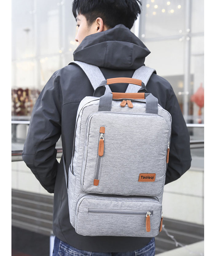 Antitheft Business Travel Backpack For Men Women 156inch Lightweight Laptop Bag Casual Durable Gray - 8