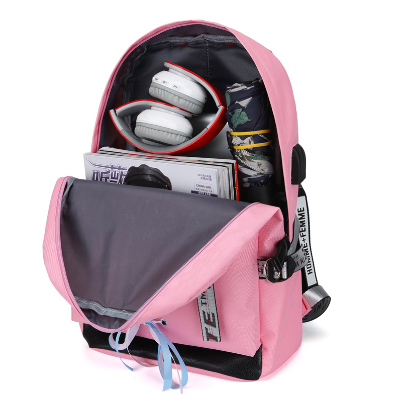 Large Green Canvas Backpack With Usb Port For Women Teenage Girls Perfect For School College Junior High Students - 27