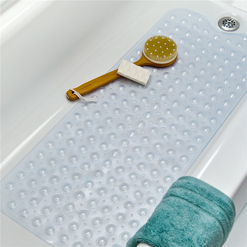 Nonslip Extra Long Bath Mat 40x100cm Safety Bathroom Floor Mat For Elderly Kids Disabled Shower Bathtub Massage Mat - 7