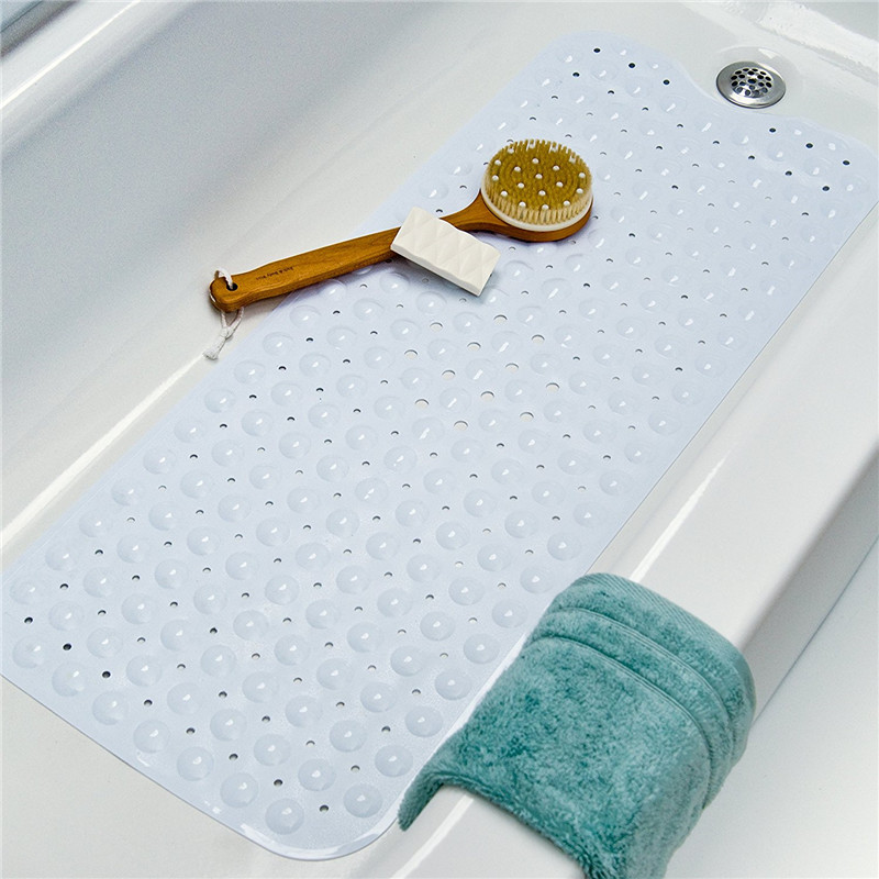 Nonslip Extra Long Bath Mat 40x100cm Safety Bathroom Floor Mat For Elderly Kids Disabled Shower Bathtub Massage Mat - 5