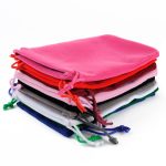 50pcs Lot 5x7cm 7x9cm 8x10cm 9x12cm Coloful Velvet Bag Jewelry Packing Drawstring Pouches Gift Bags Can Customized - 6