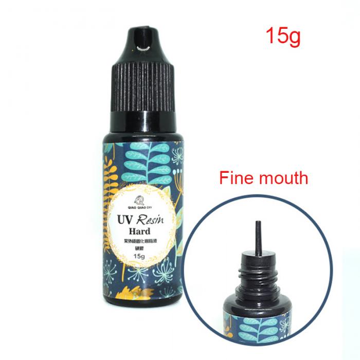 Uv Resin Gel Quickdrying Nontoxic Sunlight Activated Transparent Hard Ultraviolet Curing Solution - 7