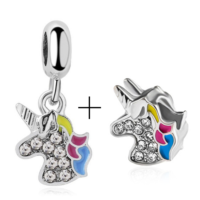 Womens Simba Dinosaur Rotating Earth Pandora Fit Beads Necklacebracelet Charm For Jewelry Making Accessories - 44