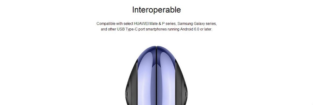 Huawei Envizion 360 Hd Panoramic Camera Cv60 Lens 3d Live Motion Wide Angle Android Compatible External Phone Lens - 9