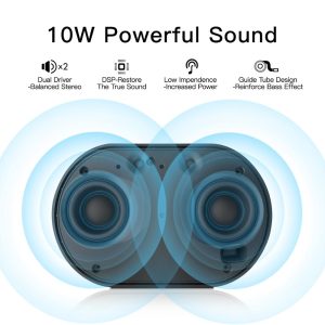 Ggmm E2 Bluetooth Speaker Wifi Wireless Speakers 10w Powerful Portable Soundbar 15h Play-time With Alexa Smart - 2