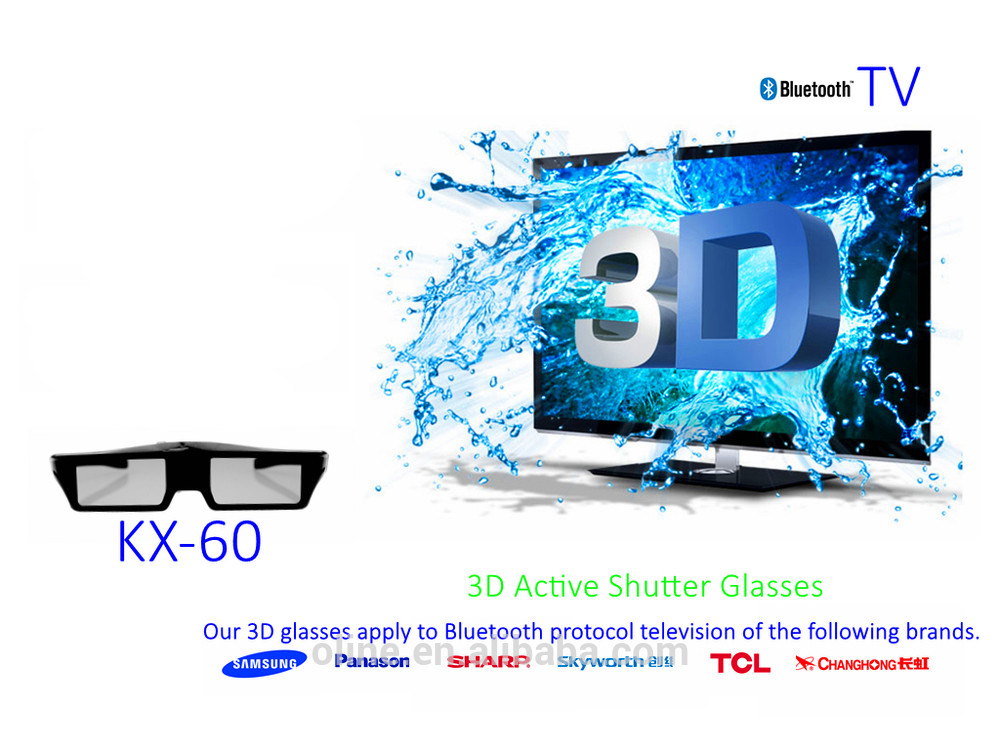 Universal Active 3d Glasses With Bluetooth Rechargeable Compatible With Sony Panasonic Sharp Samsung Tv Replacement For Ssg5100 - 10