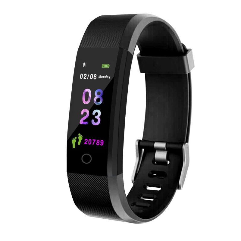 Smart Wristband Fitness Tracker Watch Health Heart Rate Band Blood Pressure Waterproof Bracelet For Men Women Smartband