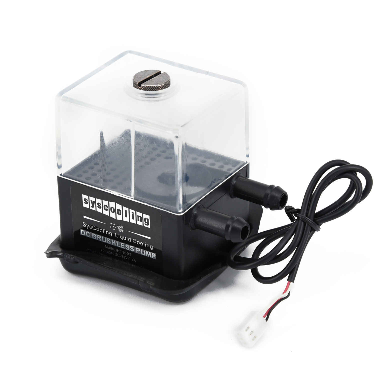Ultraquiet Sc300t Dc 12v 4w Pc Cpu Liquid Cooling System 150ml Tank Small 3p Power Connector Water Pump Set - 7