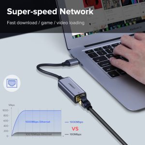 Ugreen Usb Ethernet Adapter 3 0 2 Network Card To Rj45 Lan For Windows 10 Xiaomi Mi Nintend Switch - 2