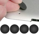 4pcs Tool Replacement Accessories Cover Stand Feet Pad Laptop Rubber Adhesive Mini Bottom Case Wearproof For Macbook Pro A1278 - 6