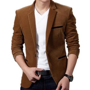 Suit Jacket Men Mens Fashion Brand Blazer Style Casual Slim Fit Male Blazers Coat For