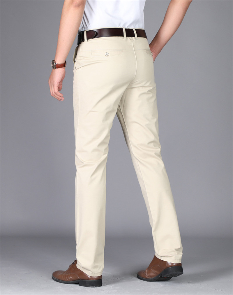 Mens Classic Business Suit Pants Office Dress Trousers Casual Social Wear For Professionals - 28