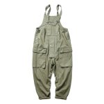 Style Multi-pocket Bib Overalls Men Hip Hop Streetwear Cargo Work Pants Men's Casual Loose Pant Trousers - 8