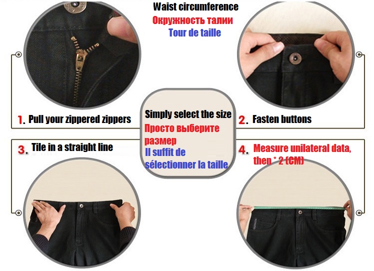 Mens Winter Cargo Pants Plus Size 3840 Thick Fleece Lined Warm Casual Trousers With Pockets Fur Lined Loose Baggy Workwear - 4