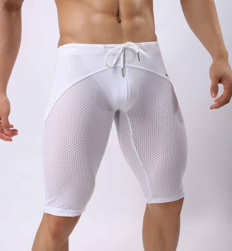 Brave Person Mens Breathable Mesh Summer Shorts Multifunctional Beach Boardwear Tight Fit Knee Length - 10