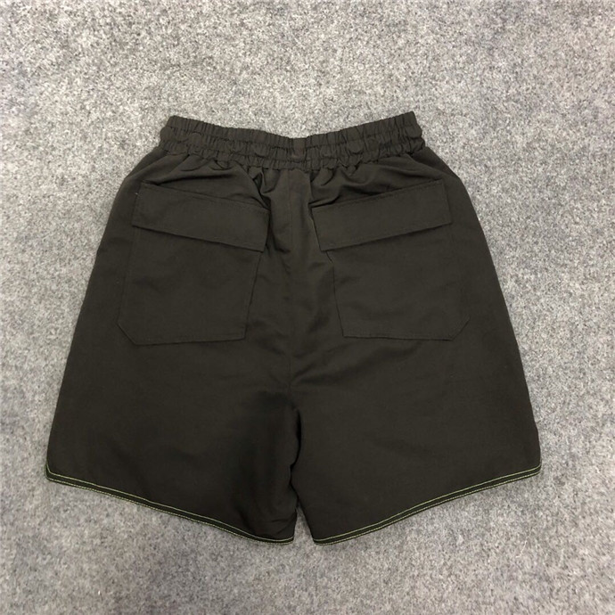 19ss Rhude X Unisex Summer Mesh Swim Trunks Drawstring Shorts With Zipper 3 Color Options - 25