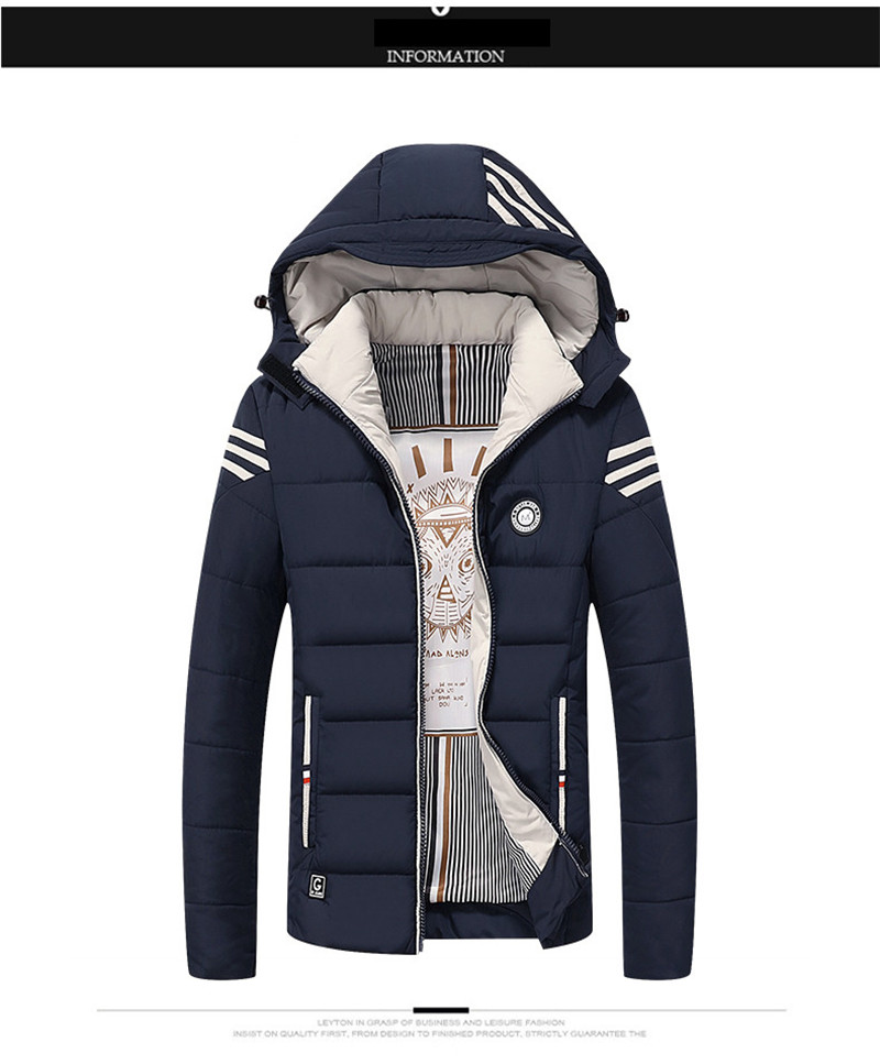 Mens Winter Jacket Warm Thick Fashionable Outerwear Parka Coat Casual Style Available Up To 4xl - 3