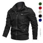 Military Jacket Men Spring Autumn Cotton Windbreaker Pilot Coat Army Men's Bomber Jackets Cargo Flight Male Clothes - 4