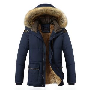 M-5xl Fur Collar Hooded Men Winter Jacket 2020new Fashion Warm Wool Liner Man And Coat Windproof Male Parkas Casaco