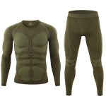 Winter Thermo Cycling Clothing Men's Thermal Underwear Men Sets Compression Training - 5