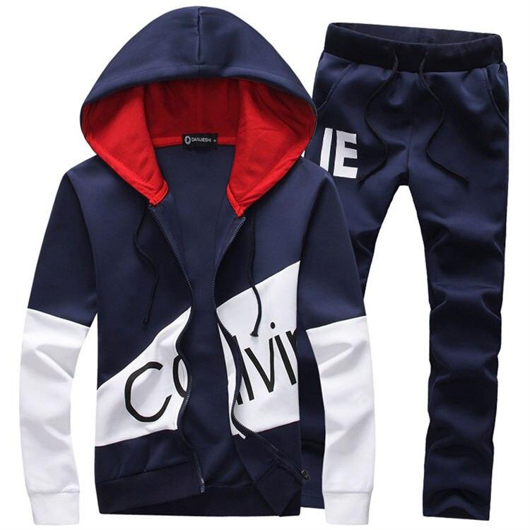 Men Tracksuit Hoodie Jacket