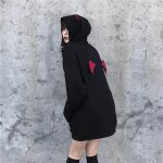 Nicemix Fall Spring Women Sweatshirts High Street Harajuku Cute Hoodies Punk Gothic Devil Horn Chic Hooded Pullover Loose Sweat - 5