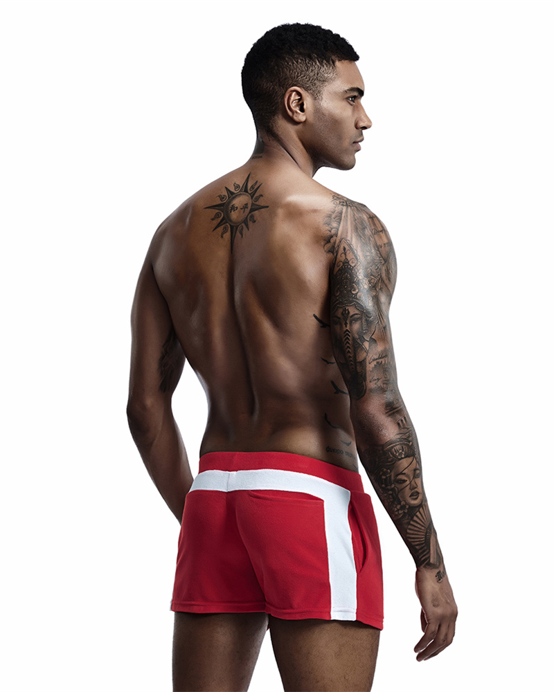Seobean Mens Comfortable Cotton Homewear Shorts Low Waist Sexy Boxer Panties Casual Short Pants For Home - 13