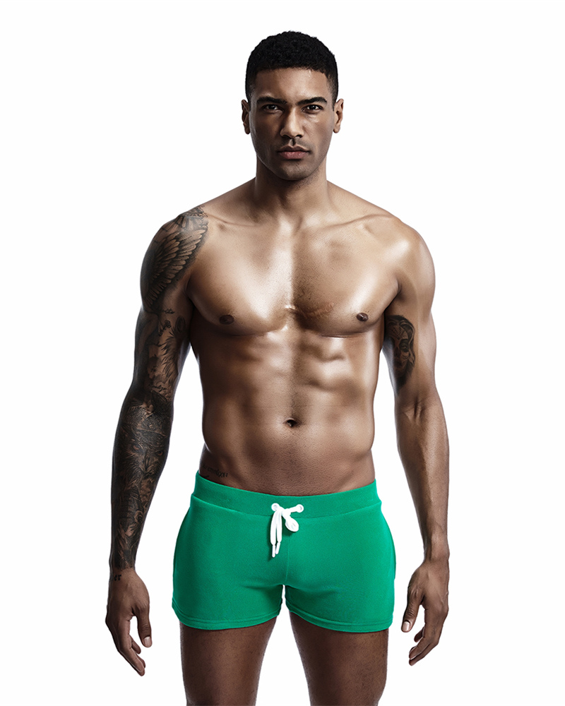Seobean Mens Comfortable Cotton Homewear Shorts Low Waist Sexy Boxer Panties Casual Short Pants For Home - 6