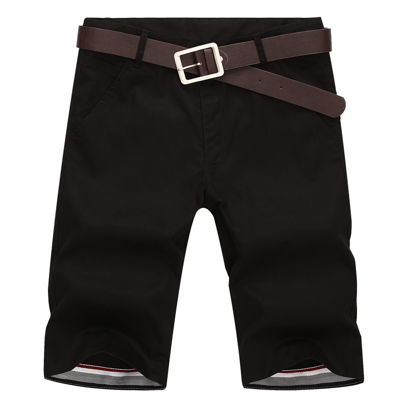 Bolubao Brand Men Shorts Summer Mens Fashion Solid Color Casual Male Bermuda No Belt - 4