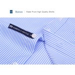 9xl 7xl 6xl Striped Men French Cufflinks Casual Dress Shirt Long Sleeved White Collar Design Style Mens Cuff Shirts - 6