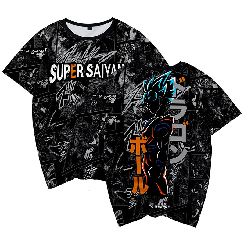 Unisex 3d Dragon Ball Z Anime Cartoon Print Long Sleeve Zipper Hoodie Sweatshirt Stand Collar Fashion Jacket - 9