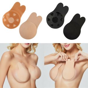 2pcs Women's Invisible Bikini Breast Lift Tape Bra Stickers Bikinis Swimwear Swimsuit Set Accessories - 2