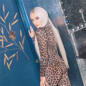 Shestyle Leopard Bodycon Sexy Jumpsuits Women Zipper Turtleneck Animal Print Autumn Winter Push Up Club Night Jumpsuit Female - 2