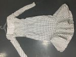Elegant White Knotted Strap Polka-dot Mermaid Hem Summer Pencil Midi Dress Women Slim Bodycon Office Lady Ruffle Dresses - 6