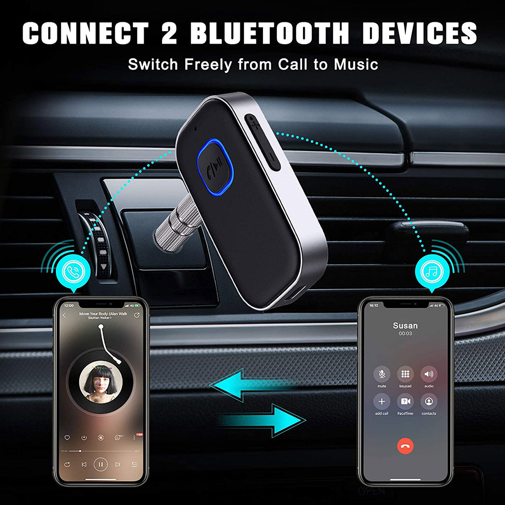 J22 Bluetooth Receiver AUX Wireless Bluetooth