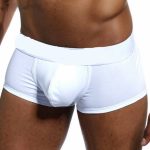 Jockmail Shorts Men Underwear Soft Boxers Cotton Boxer Solid Plus Size Sexy Mens Gay Penis Pouch