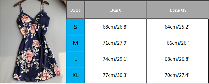 Luxurious Silk Satin Lace Babydoll Nightdress Sexy Lingerie Sleepwear Comfortable Underwear For Women - 1