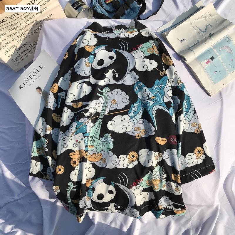 Unisex Traditional Japanese Yukata Kimono Short Robe Loose Fit Haori Cardigan For Men And Women - 11