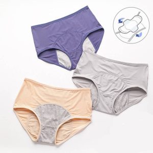 Leak Proof Menstrual Panties Physiological Pants Women Underwear Period Cotton Waterproof Briefs Plus Size Female Lingerie