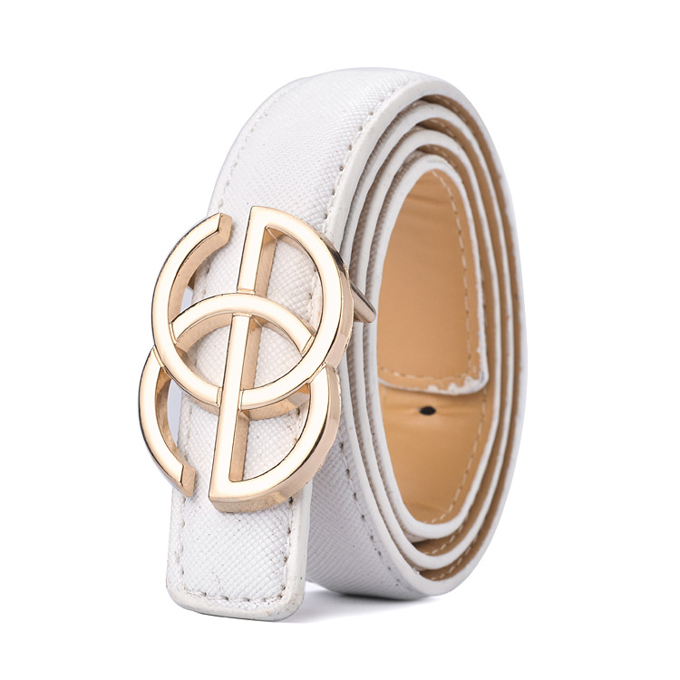 Fashion Pu Leather Designer Belt For Children Boys Girls Luxury Adjustable Pant Belts - 14