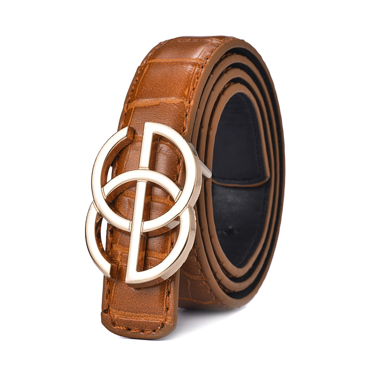 Fashion Pu Leather Designer Belt For Children Boys Girls Luxury Adjustable Pant Belts - 6